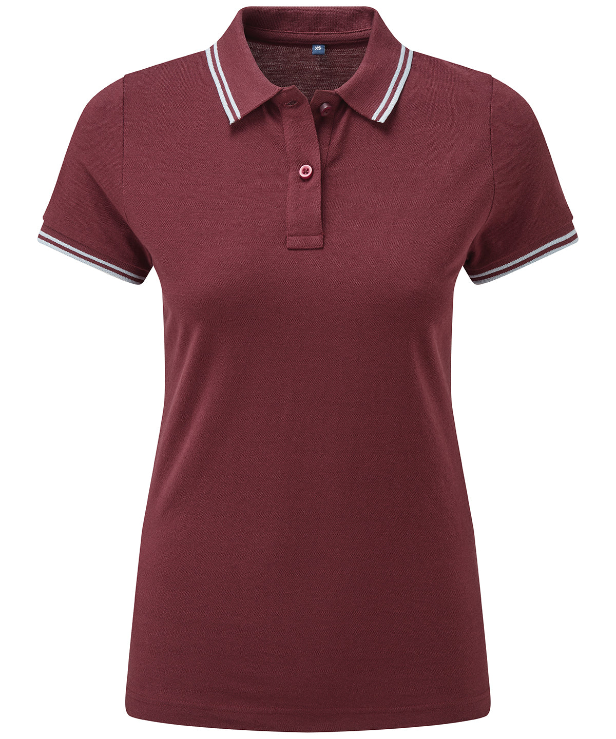 Women's classic fit tipped polo