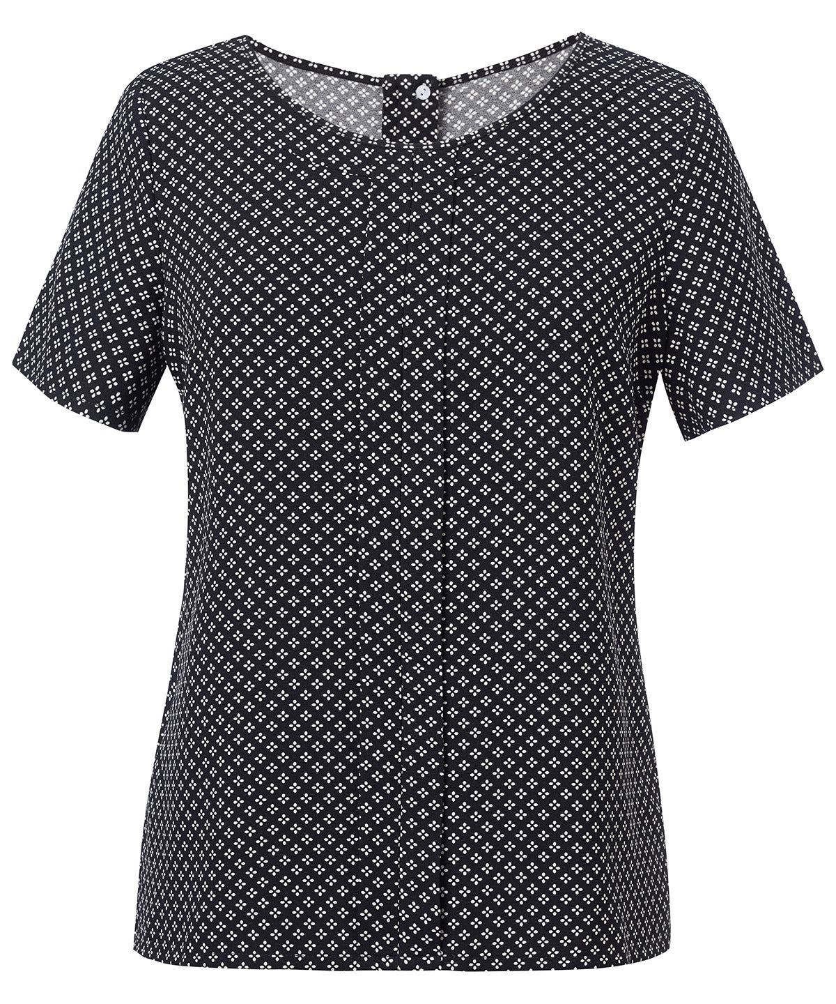Women's Verona crêpe de chine short sleeve blouse