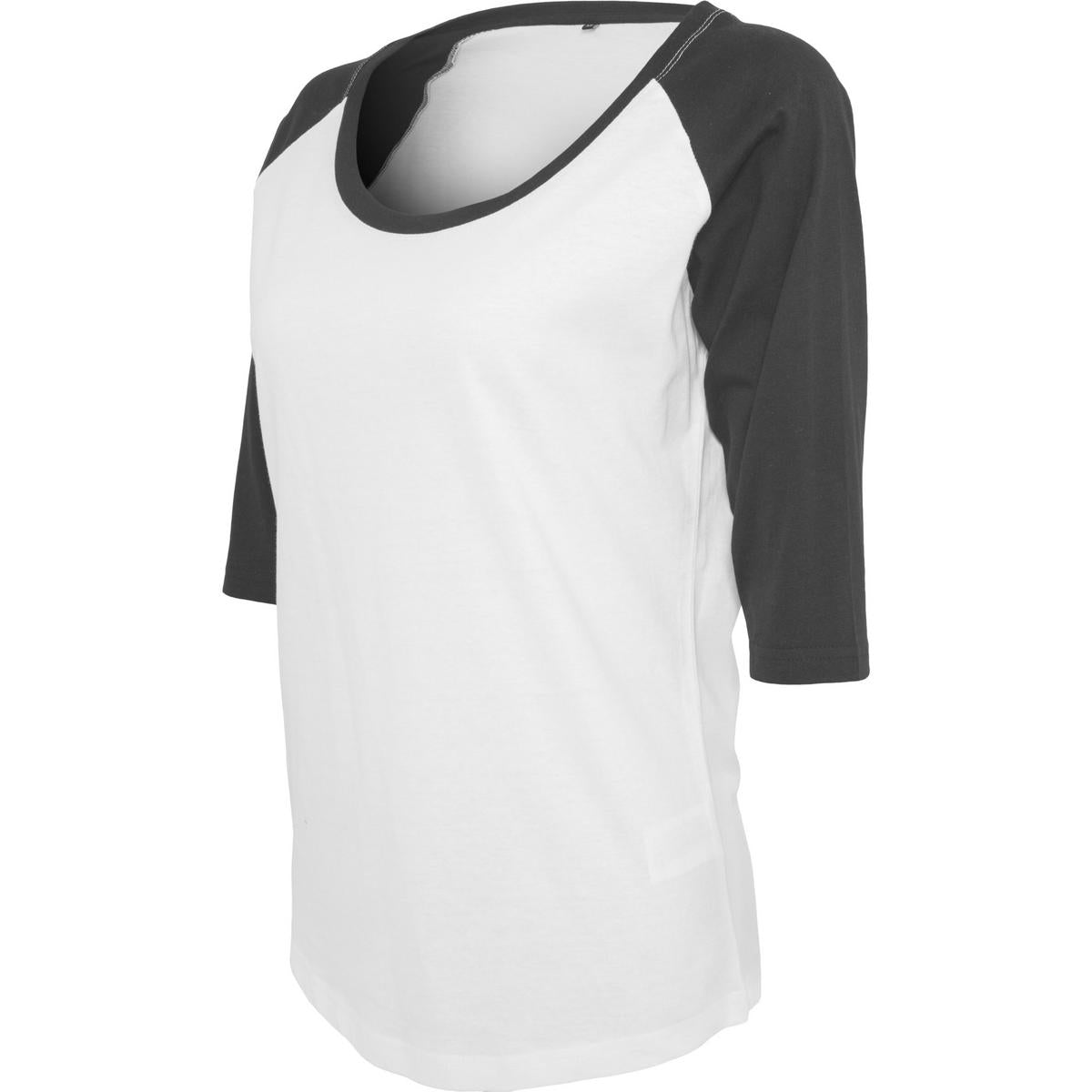 Women's ¾ contrast raglan tee