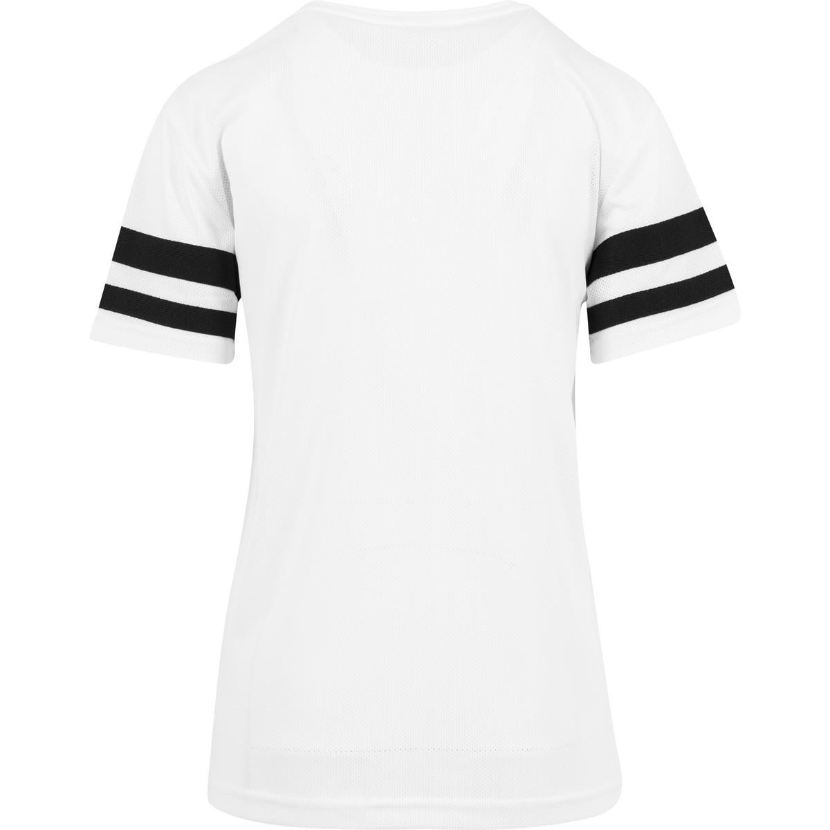 Women's mesh stripe tee