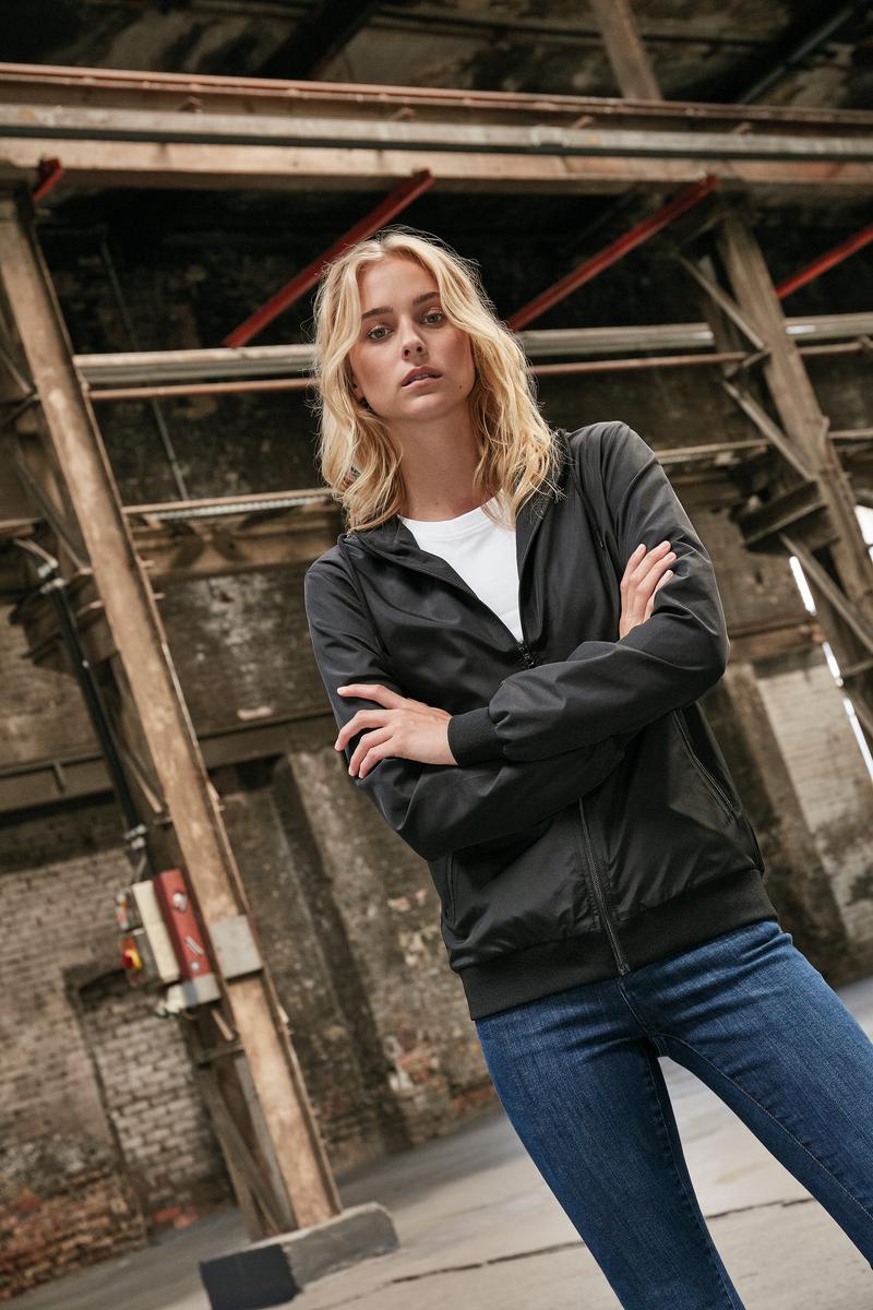 Women's recycled windrunner