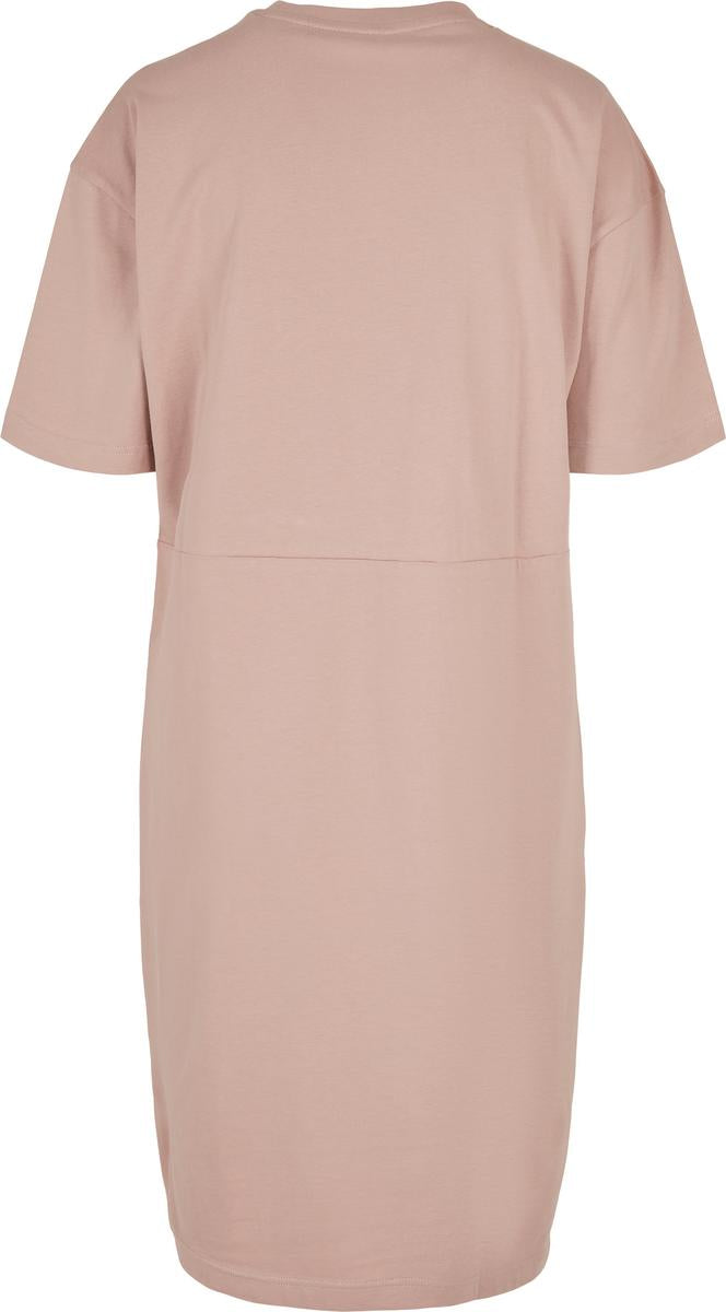 Women's organic oversizes slit tee dress