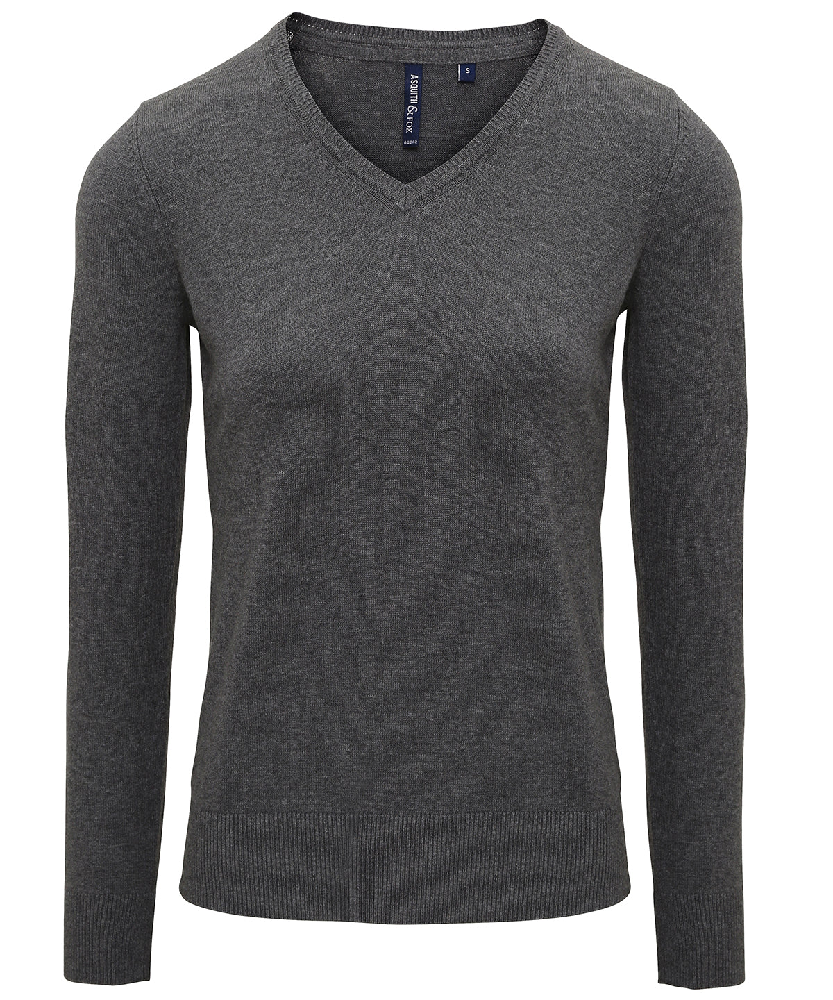 Women's cotton blend v-neck sweater
