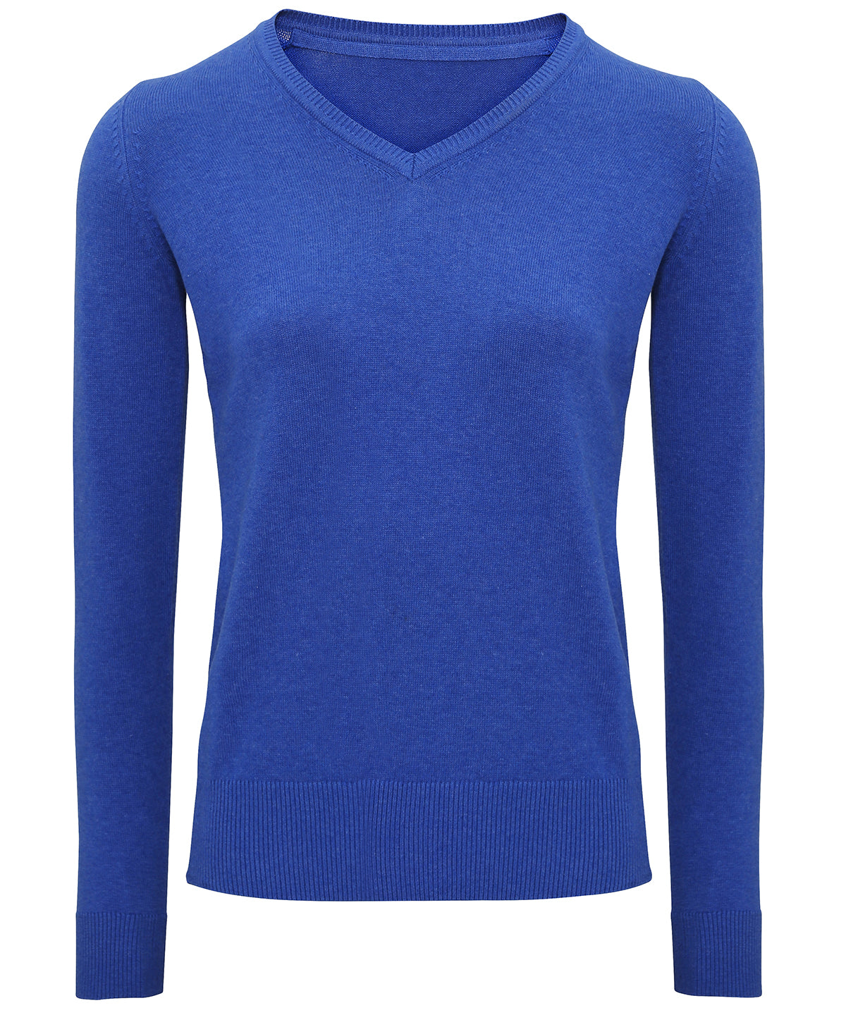 Women's cotton blend v-neck sweater