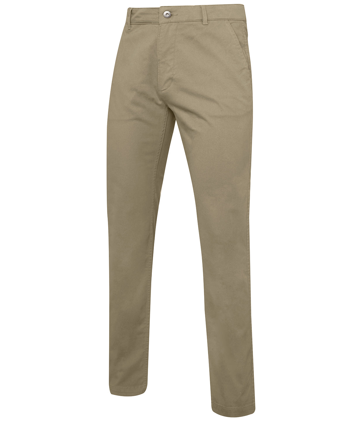 Men's slim fit cotton chinos