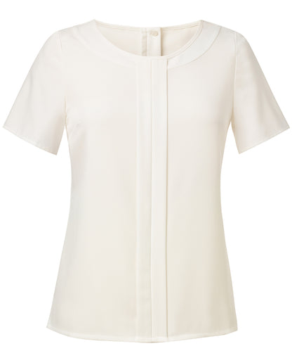 Women's Felina crêpe de chine short sleeve blouse