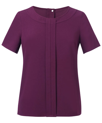Women's Verona crêpe de chine short sleeve blouse