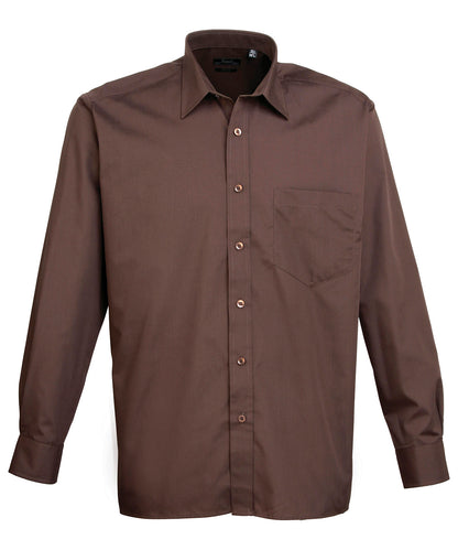 Long sleeve poplin shirt