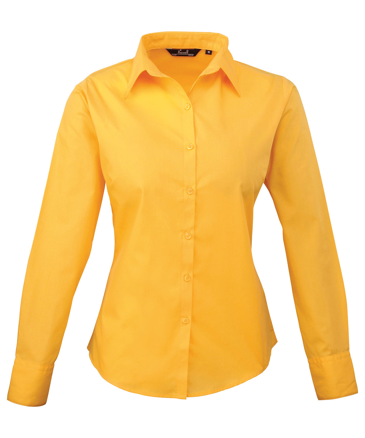 Women's poplin long sleeve blouse