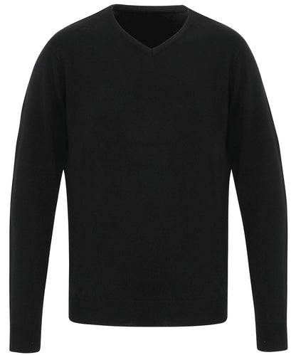 Essential' acrylic v-neck sweater