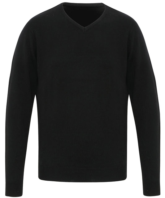 Essential' acrylic v-neck sweater