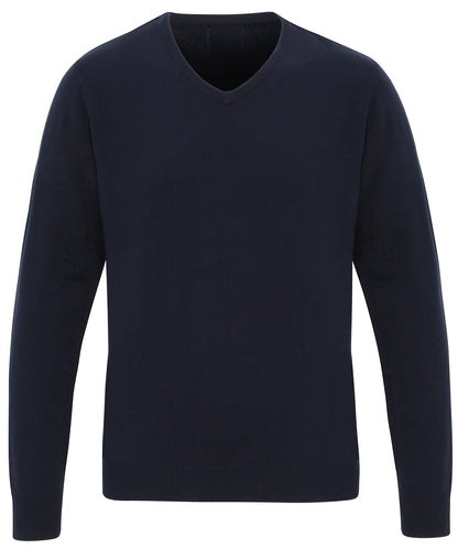 Essential' acrylic v-neck sweater