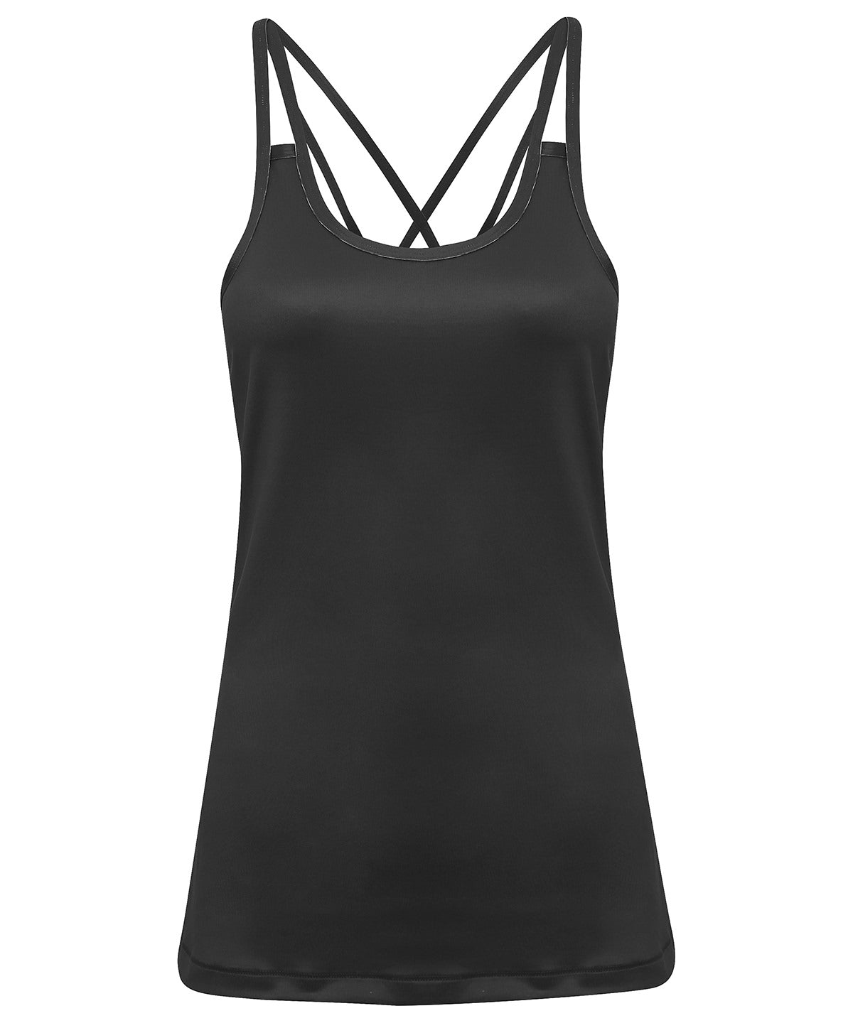 Women's TriDri® 'laser cut' spaghetti strap vest