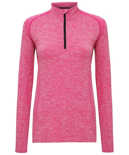 Women's TriDri® seamless '3D fit' multi-sport performance zip top