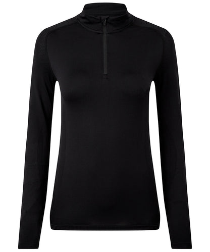 Women's TriDri® seamless '3D fit' multi-sport performance zip top