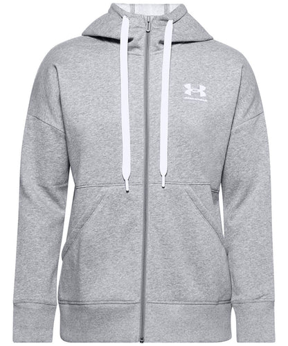 Womens Rival fleece full-zip hoodie