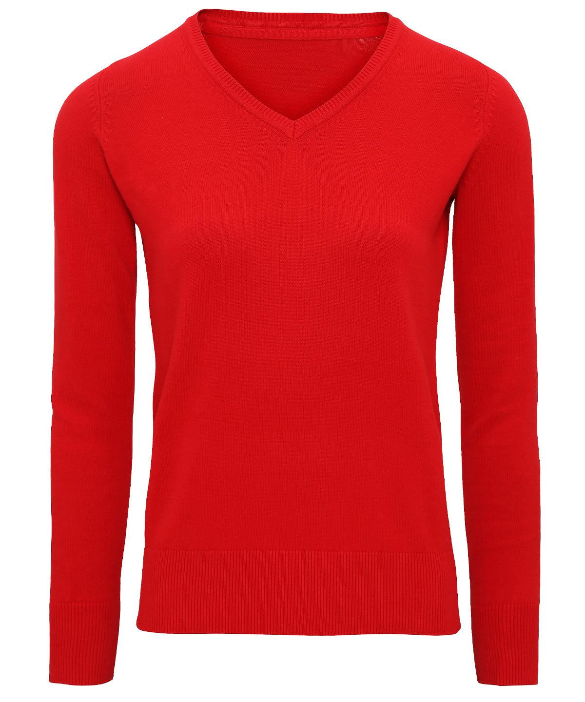 Women's cotton blend v-neck sweater