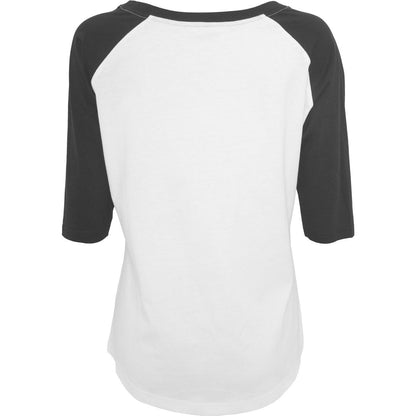 Women's ¾ contrast raglan tee