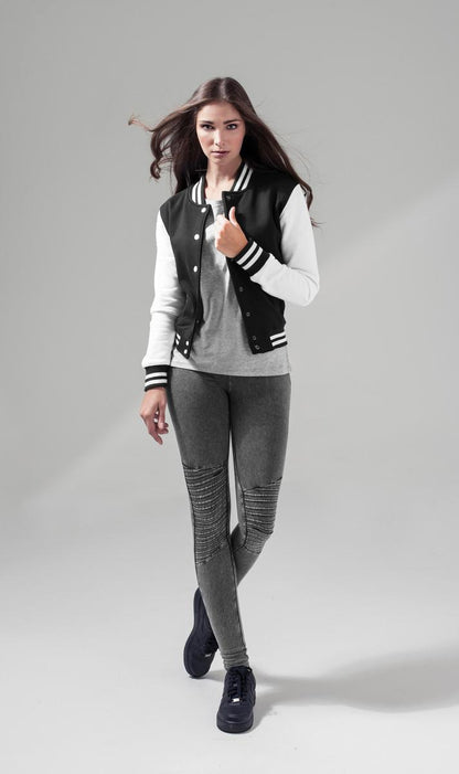 Women's sweat college jacket