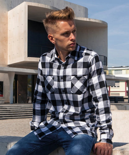 Checked flannel shirt