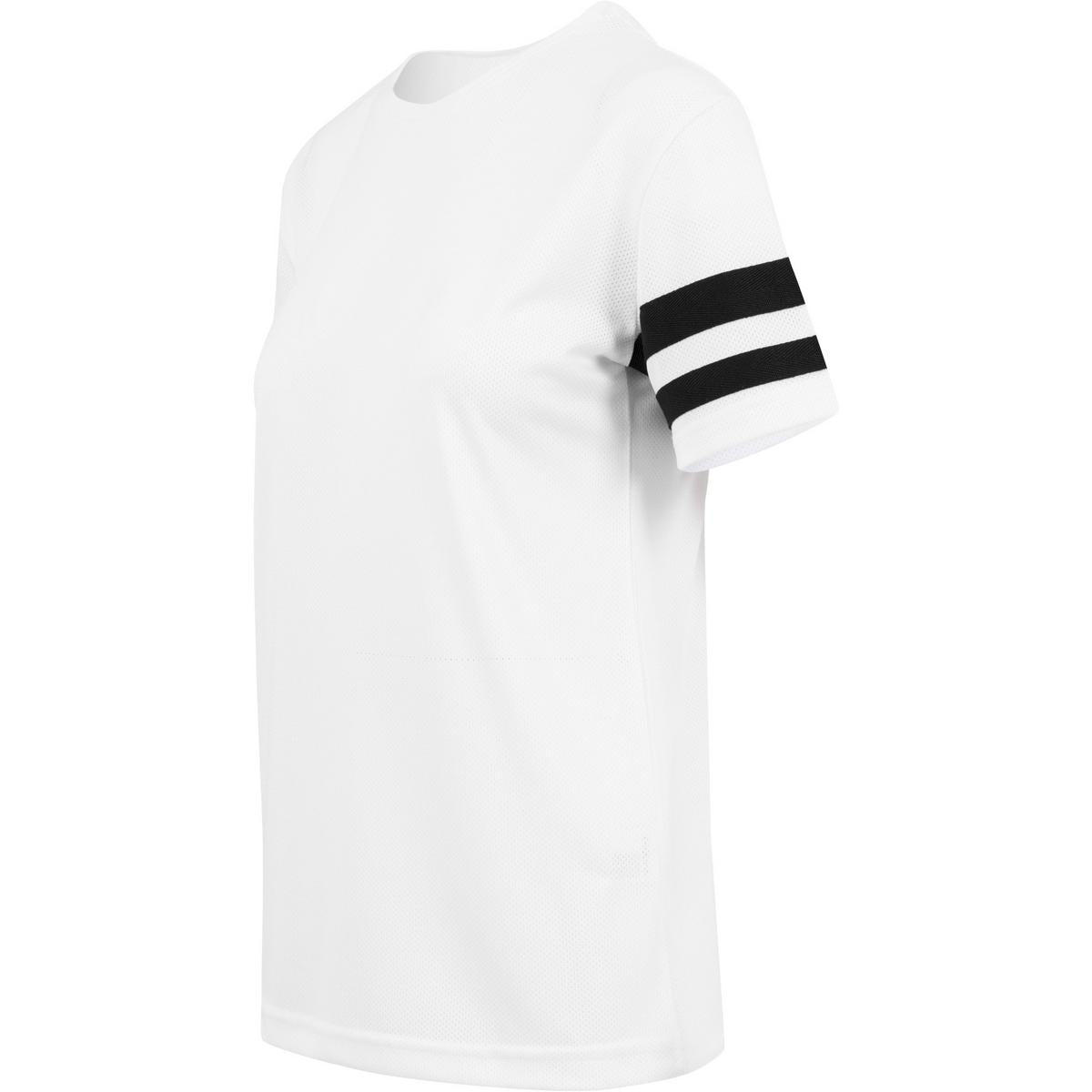 Women's mesh stripe tee