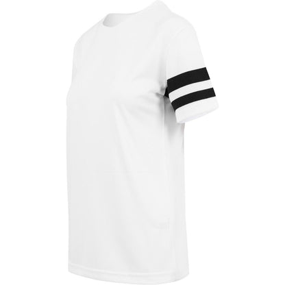 Women's mesh stripe tee