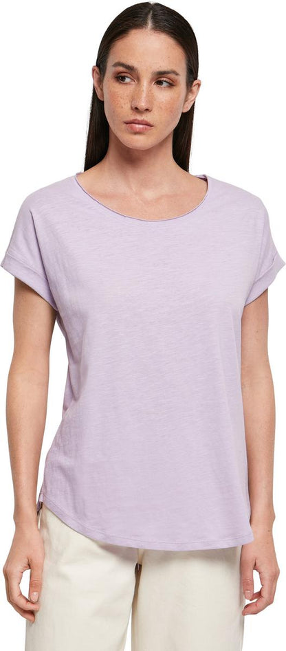 Women's long slub tee