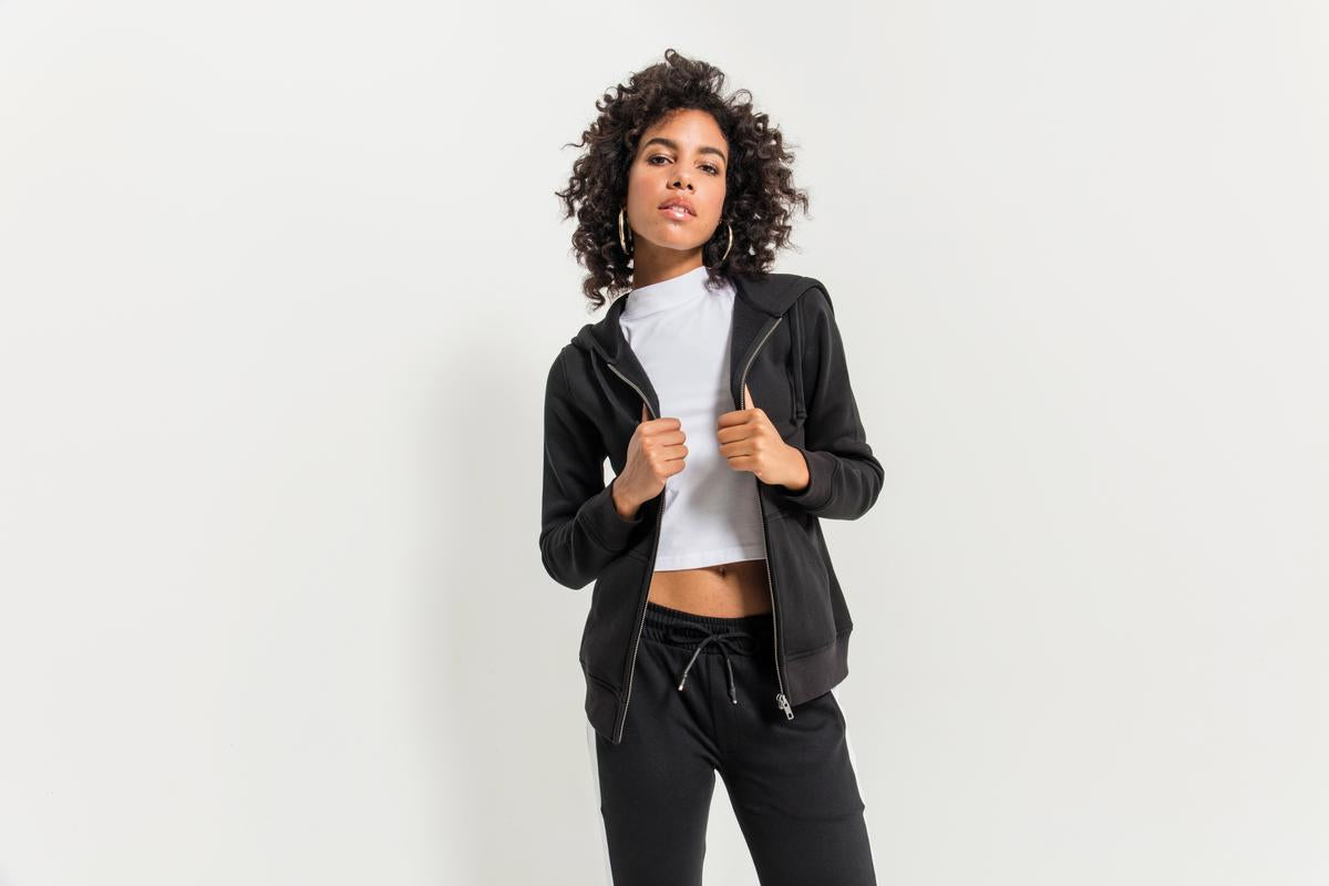 Women's merch zip hoodie