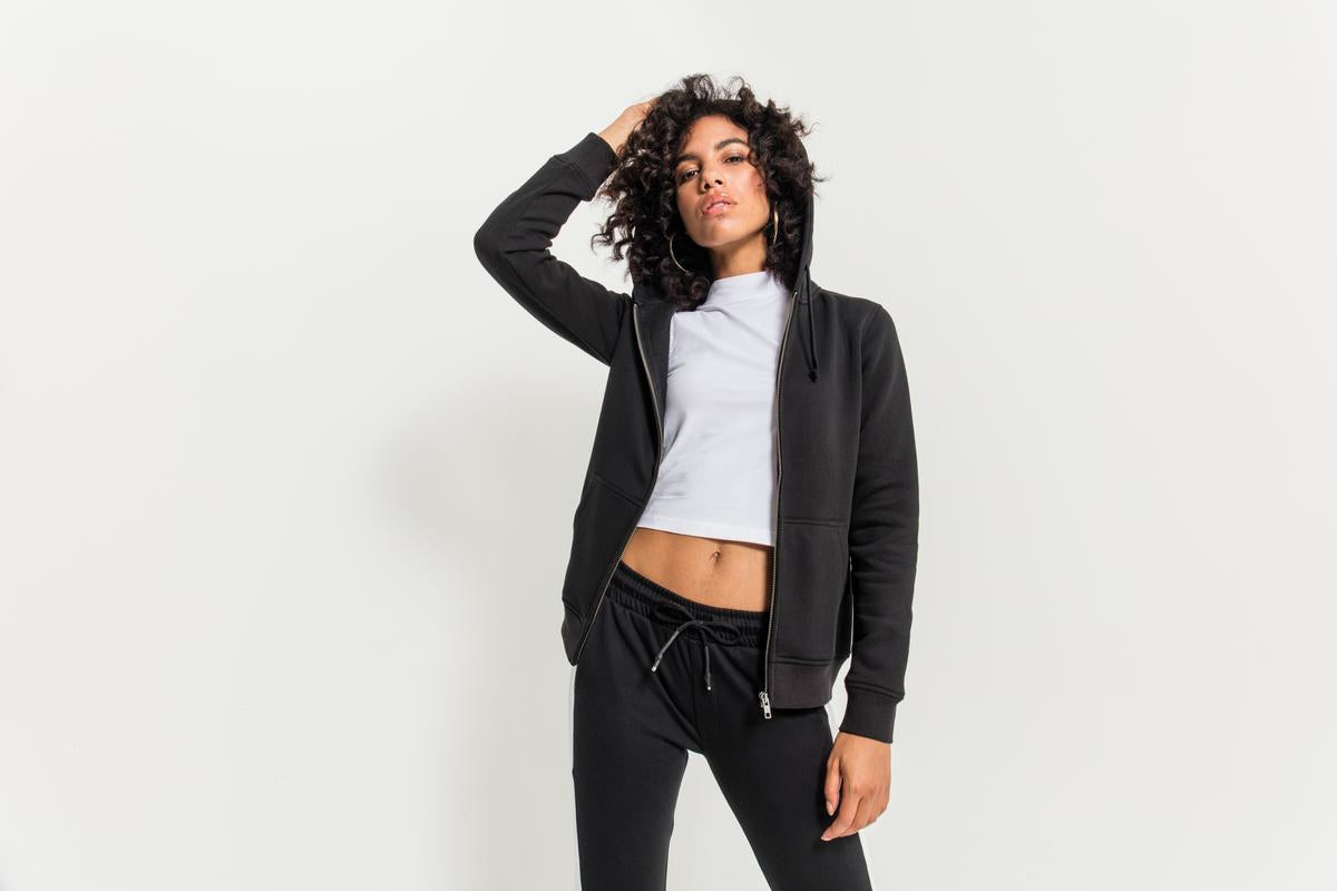Women's merch zip hoodie