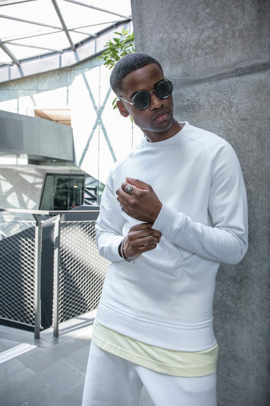 Raglan sweat crew neck