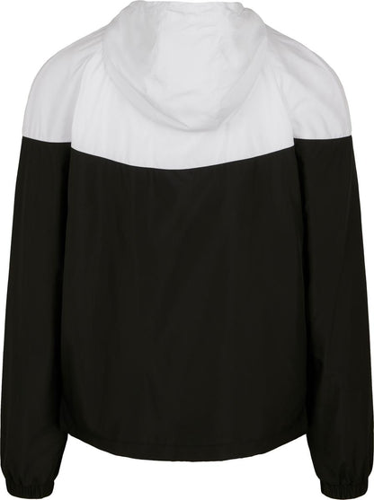 Two-tone tech windrunner jacket