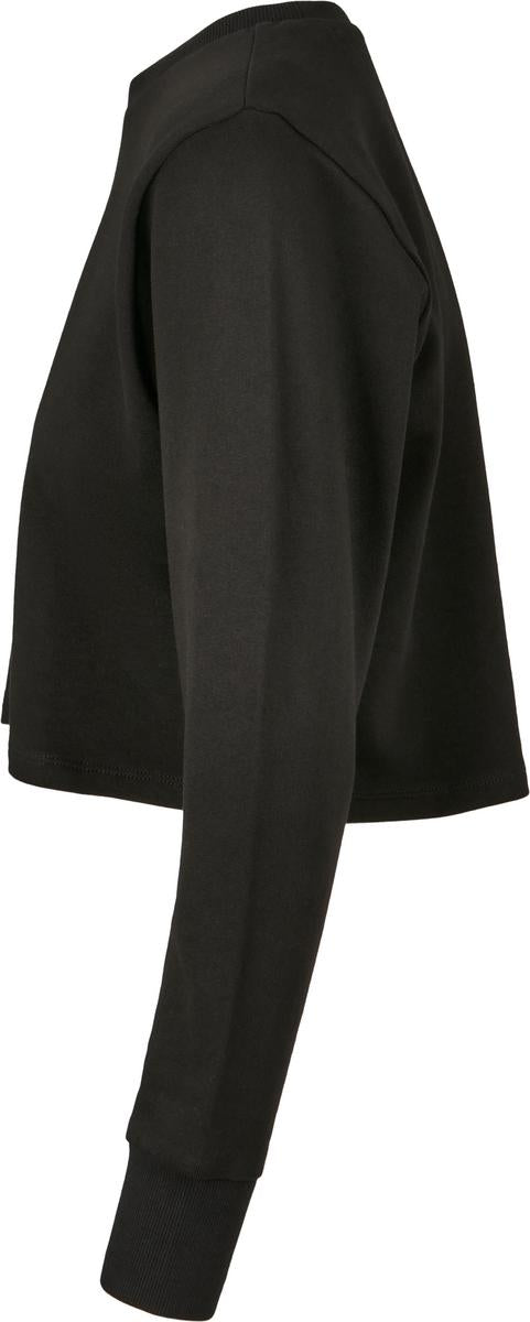Womens terry cropped crew