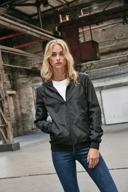 Women's recycled windrunner
