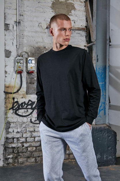 Organic long sleeve with cuff rib