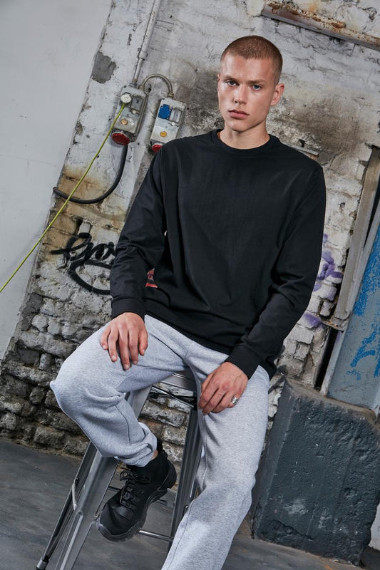 Organic long sleeve with cuff rib