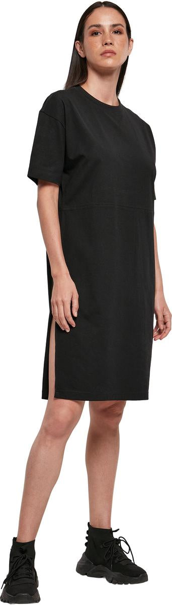 Women's organic oversizes slit tee dress