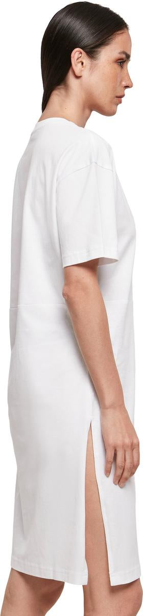 Women's organic oversizes slit tee dress