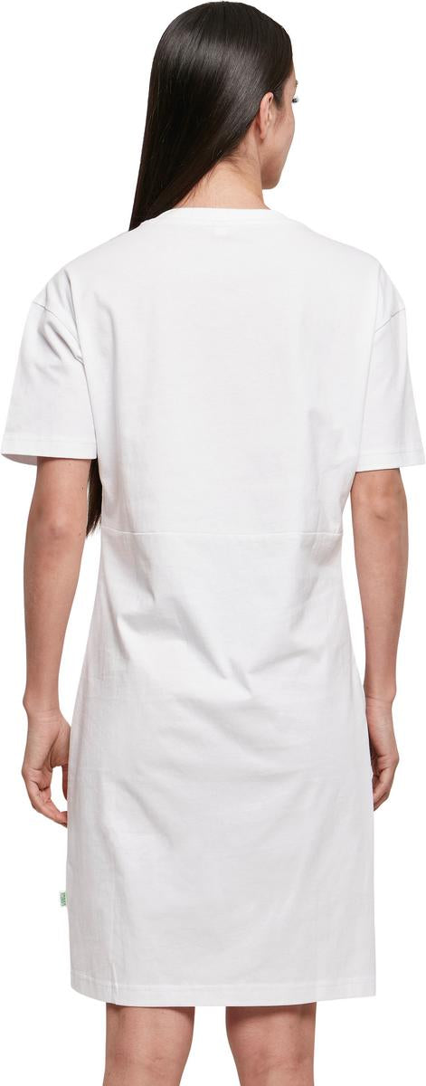 Women's organic oversizes slit tee dress