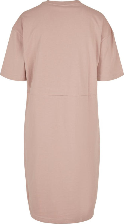 Women's organic oversizes slit tee dress
