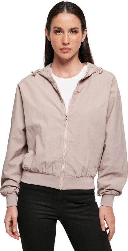 Women's crinkle batwing jacket