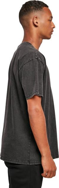 Acid washed heavy oversized tee