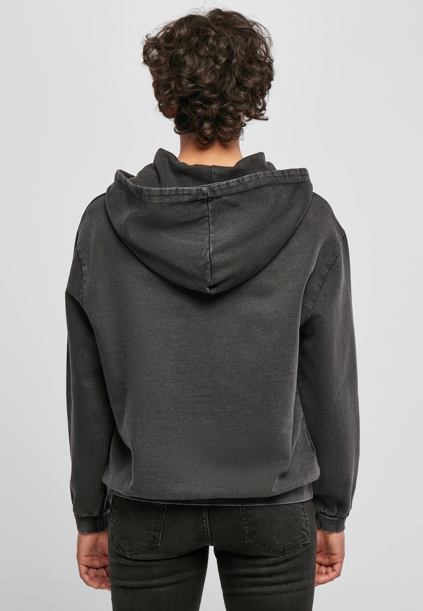 Women's acid washed oversized hoodie