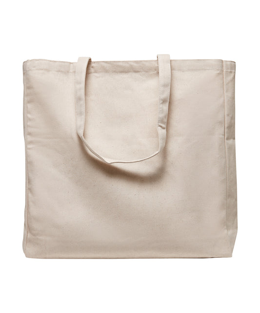 Oversized canvas tote bag