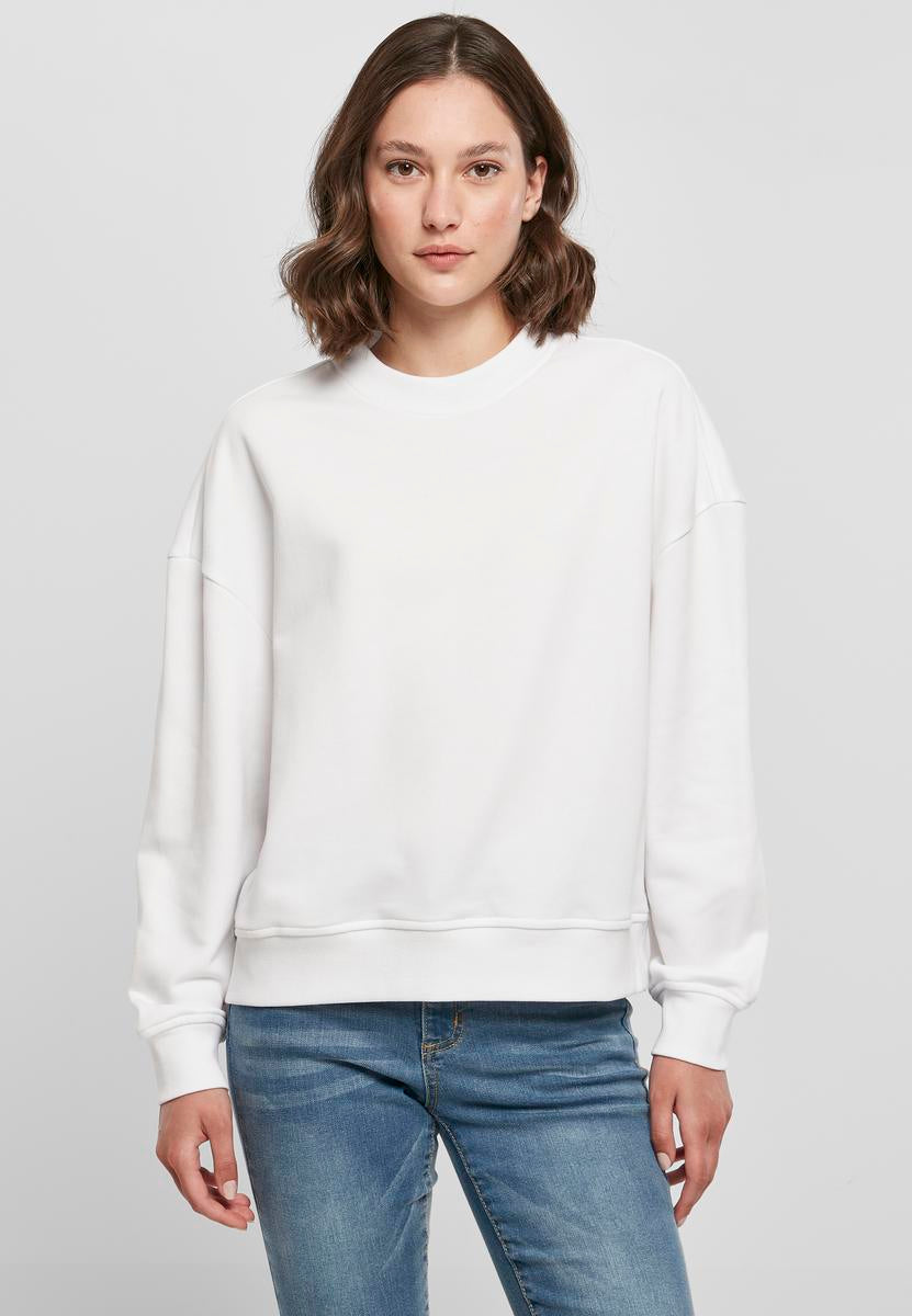 Women’s oversized crew neck sweatshirt