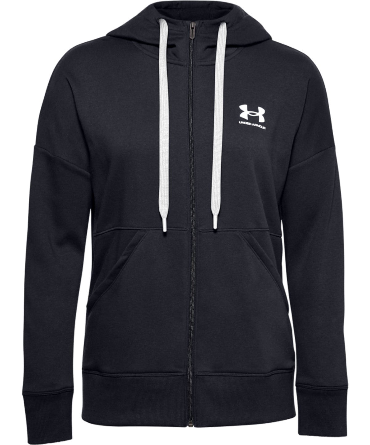 Womens Rival fleece full-zip hoodie