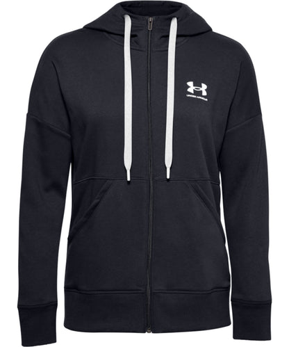Womens Rival fleece full-zip hoodie